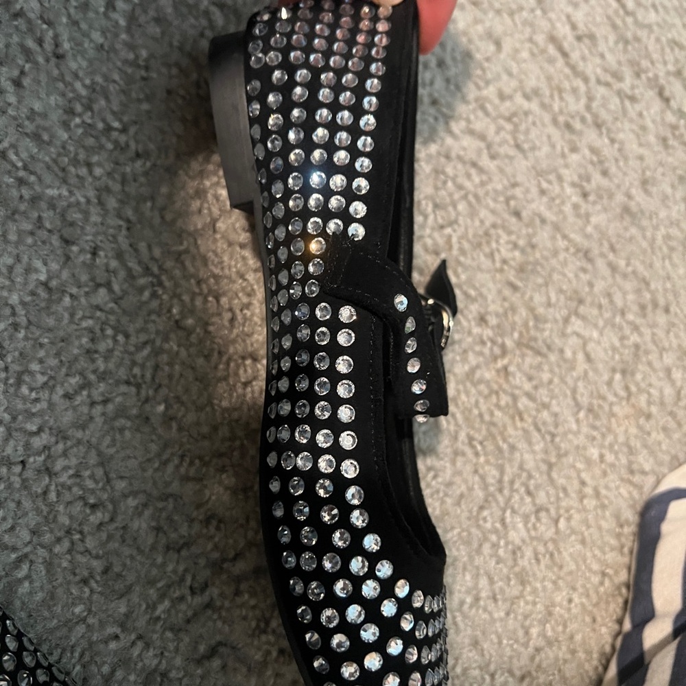 Sparkling Black Women's Loafers